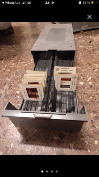 Caja para diapositivas