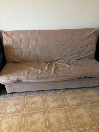 Sofá Cama Moderno Beige