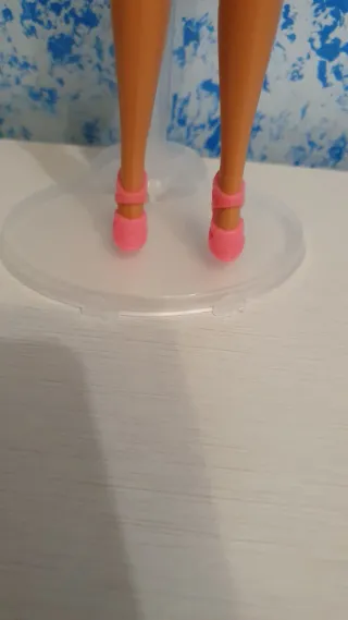 Scarpe Barbie rosa con tacco