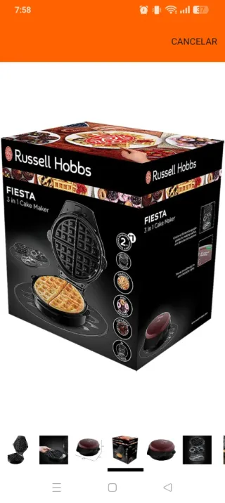 Máquina 3 en 1 para gofres y donuts