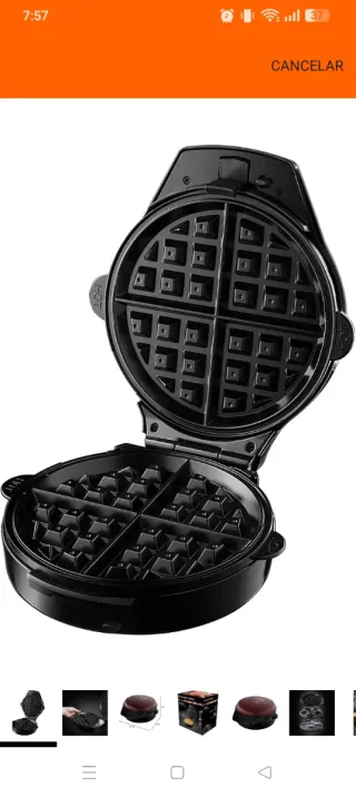 Máquina 3 en 1 para gofres y donuts