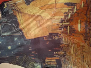 Guantes Van Gogh Terraza de café por la noche