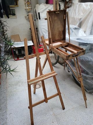 Maleta trípode para pintura