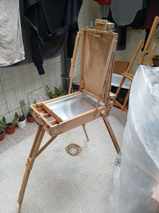 Maleta trípode para pintura