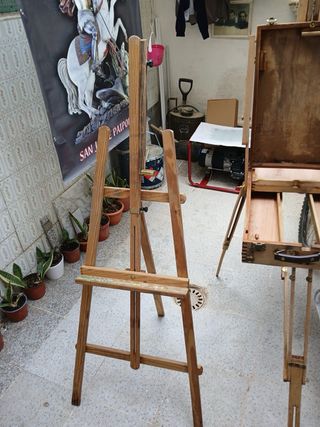 Maleta trípode para pintura