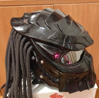 Casco Moto Predator Negro