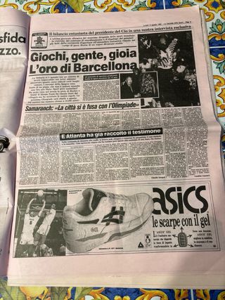 Gazzetta dello Sport 10 Agosto 1992