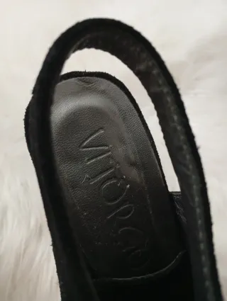 Zapatos tacón plataforma negros