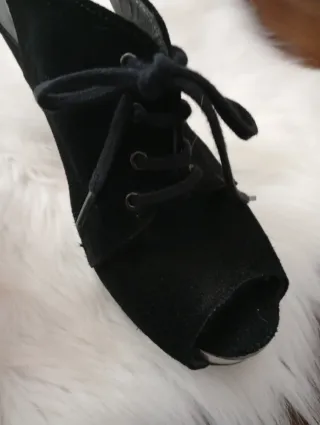 Zapatos tacón plataforma negros