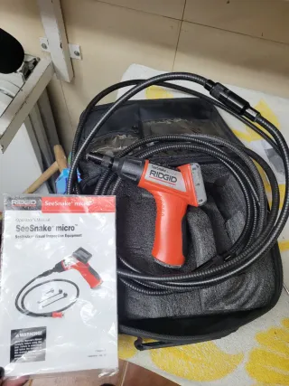 Cámara de inspección para tuberías