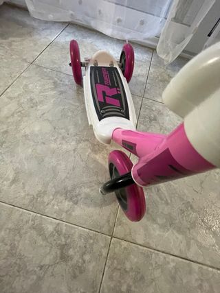Patinete Rider 3 ruedas rosa