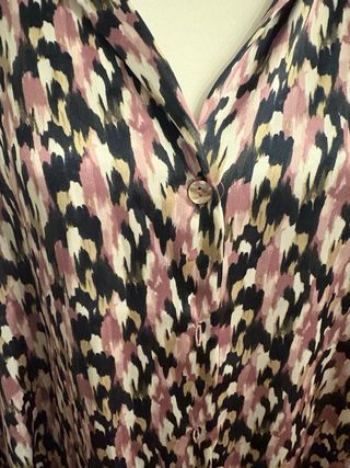 Camisa satinada Cortefiel Talla L