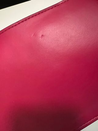 Piccola tracolla in pelle rossa