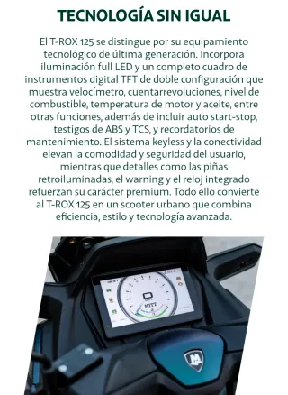 Mitt T-Rox 125cc 14.5cv Scooter