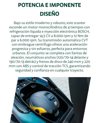 Mitt T-Rox 125cc 14.5cv Scooter