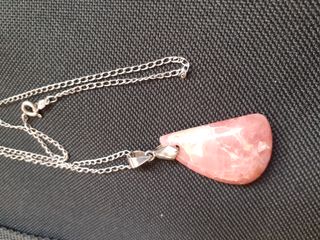 Colgante Rodocrosita y Plata