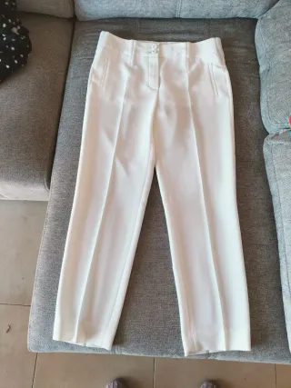 Pantalón elegante blanco