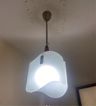 Lampadario moderno vetro e metallo