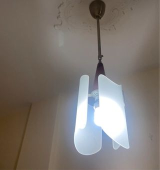 Lampadario moderno vetro e metallo