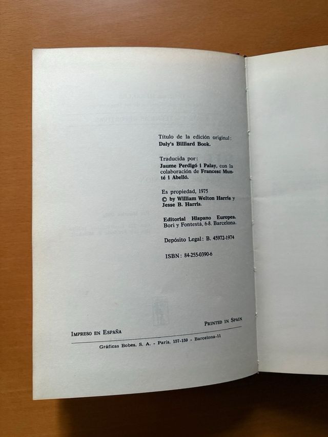 Billar: Técnica de la Reunión M. Daly