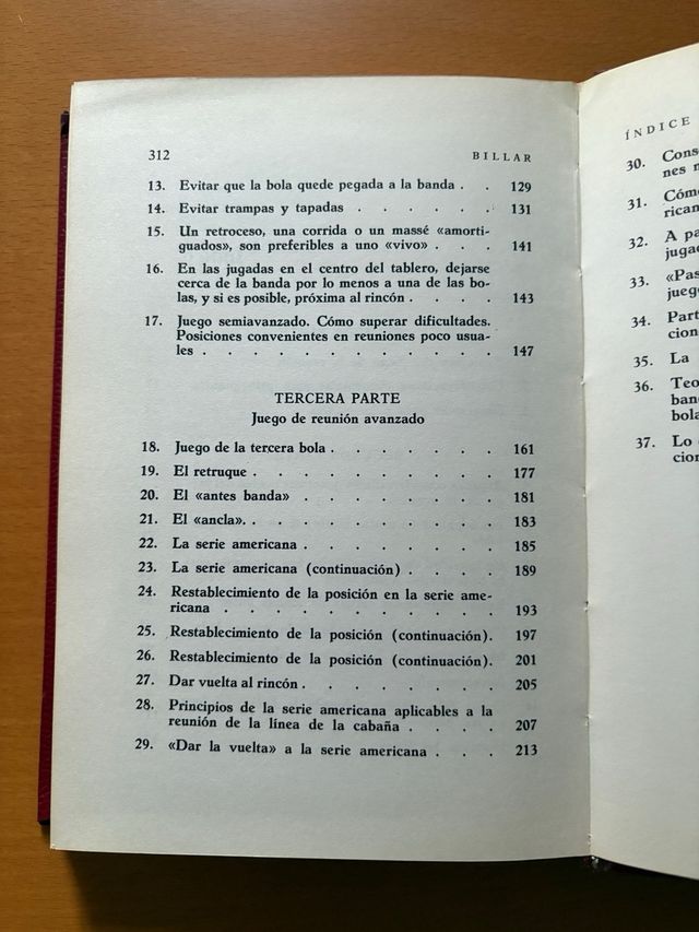 Billar: Técnica de la Reunión M. Daly