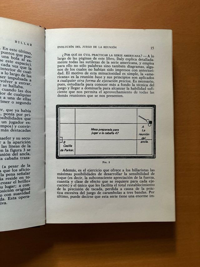 Billar: Técnica de la Reunión M. Daly