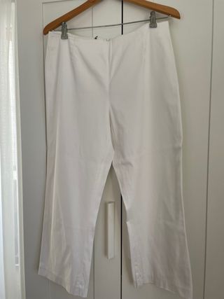 Pantalón pirata blanco