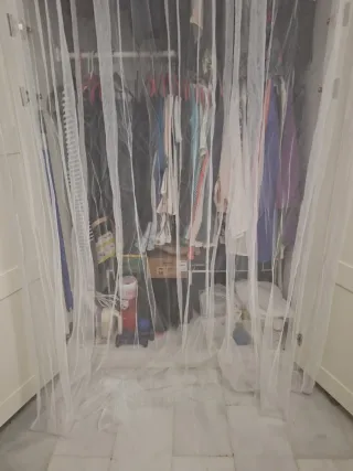 Una Cortina de red Ikea Lill   Una pata o hoja med