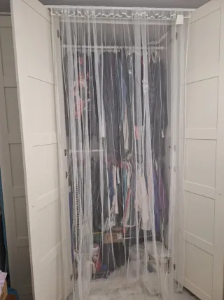 Una Cortina de red Ikea Lill   Una pata o hoja med