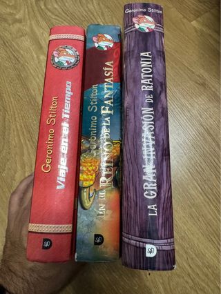3 X GERONIMO STILTON (FANTASÍA + TIEMPO + RATONIA)