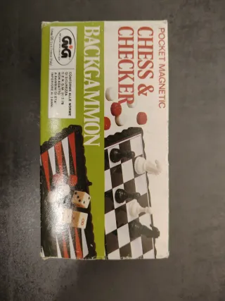 Gioco da tavolo Chess & Checker Backgammon