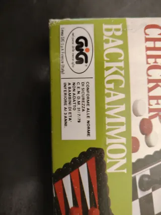 Gioco da tavolo Chess & Checker Backgammon