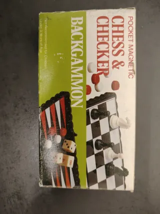 Gioco da tavolo Chess & Checker Backgammon