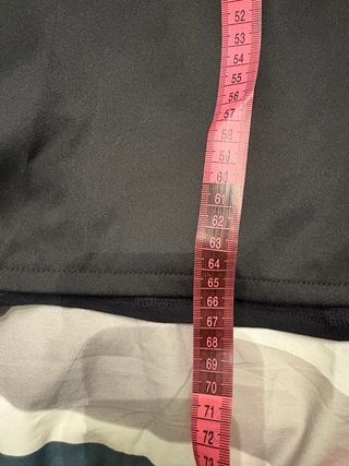 Top Cortefiel Satén Negro Talla XL