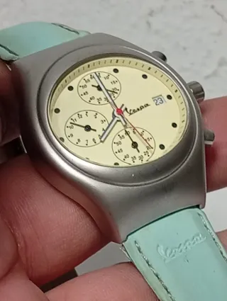 Reloj Vespa Cronógrafo Beige Menta