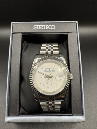 Seiko Mod Who Cares I'm Already Late. 40mm