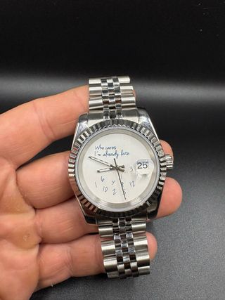 Seiko Mod Who Cares I'm Already Late. 40mm