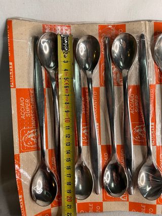Set 12 Cucchiaini Lunghi Abert