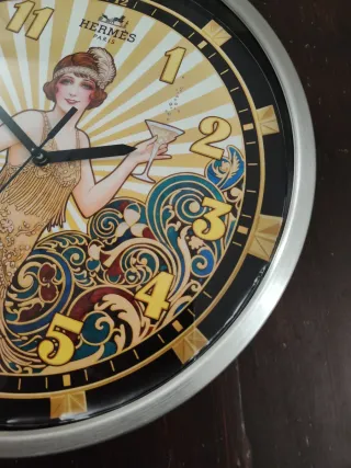Orologio da parete Hermès Paris Art Déco