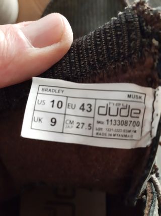 Hey Dude Bradley Musk Scarpe Stivali Taglia 43