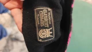 Gorro Element Talla S Zigzag Negro/Rosa