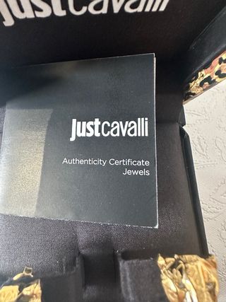 Pendientes Roberto Cavalli Oro y Verde