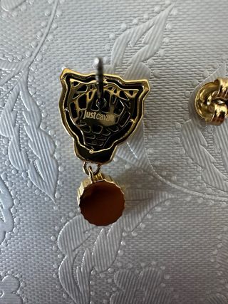 Pendientes Roberto Cavalli Oro y Verde