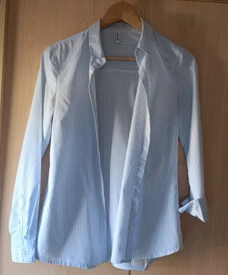 Blusa rayas azul y blanco Talla S