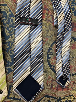 2 Corbatas Italianas Rayas