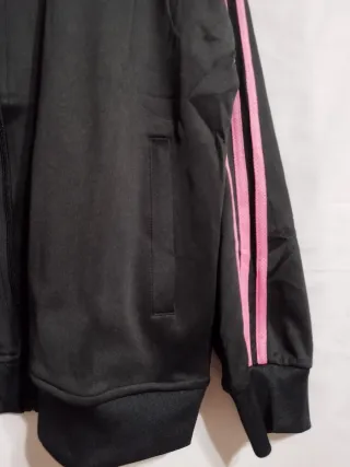 Chaqueta Adidas Inter Miami Negra y Rosa