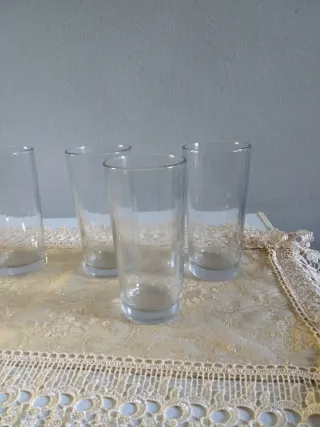 Set Bicchieri 6 Pezzi in Vetro Trasparente