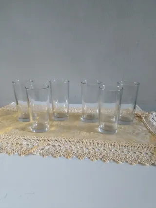 Set Bicchieri 6 Pezzi in Vetro Trasparente