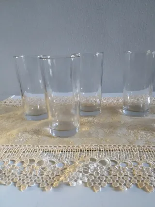 Set Bicchieri 6 Pezzi in Vetro Trasparente