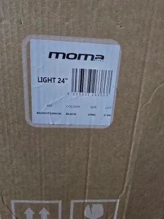 Bici Moma Light 24' Negra Plegable Nueva